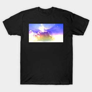 Colorful Sunny Cloudu Sky T-Shirt